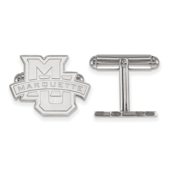 Sterling Silver Marquette University Cuff Links - Picture 1 of 3